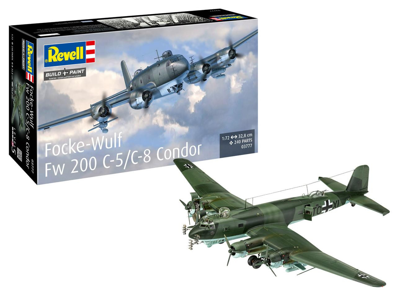 レベル 1/72 Focke-WuIf Fｗ 200C CＯＮDＯR Revell 1/72 Focke-Wulf Fw 200C-5/C-8 Condor - Wonderland Models