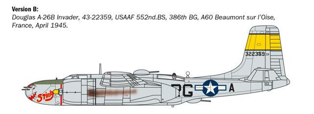 Italeri 1/72 Douglas A-26 A/B Invader - Wonderland Models | IT1274
