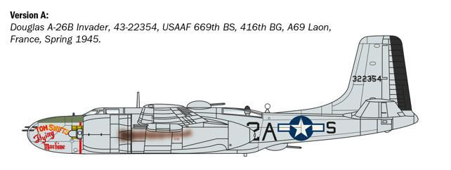 Italeri 1/72 Douglas A-26 A/B Invader - Wonderland Models | IT1274