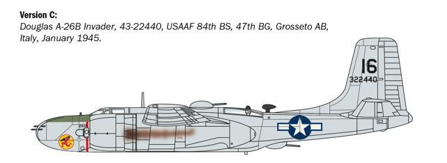 Italeri 1/72 Douglas A-26 A/B Invader - Wonderland Models | IT1274