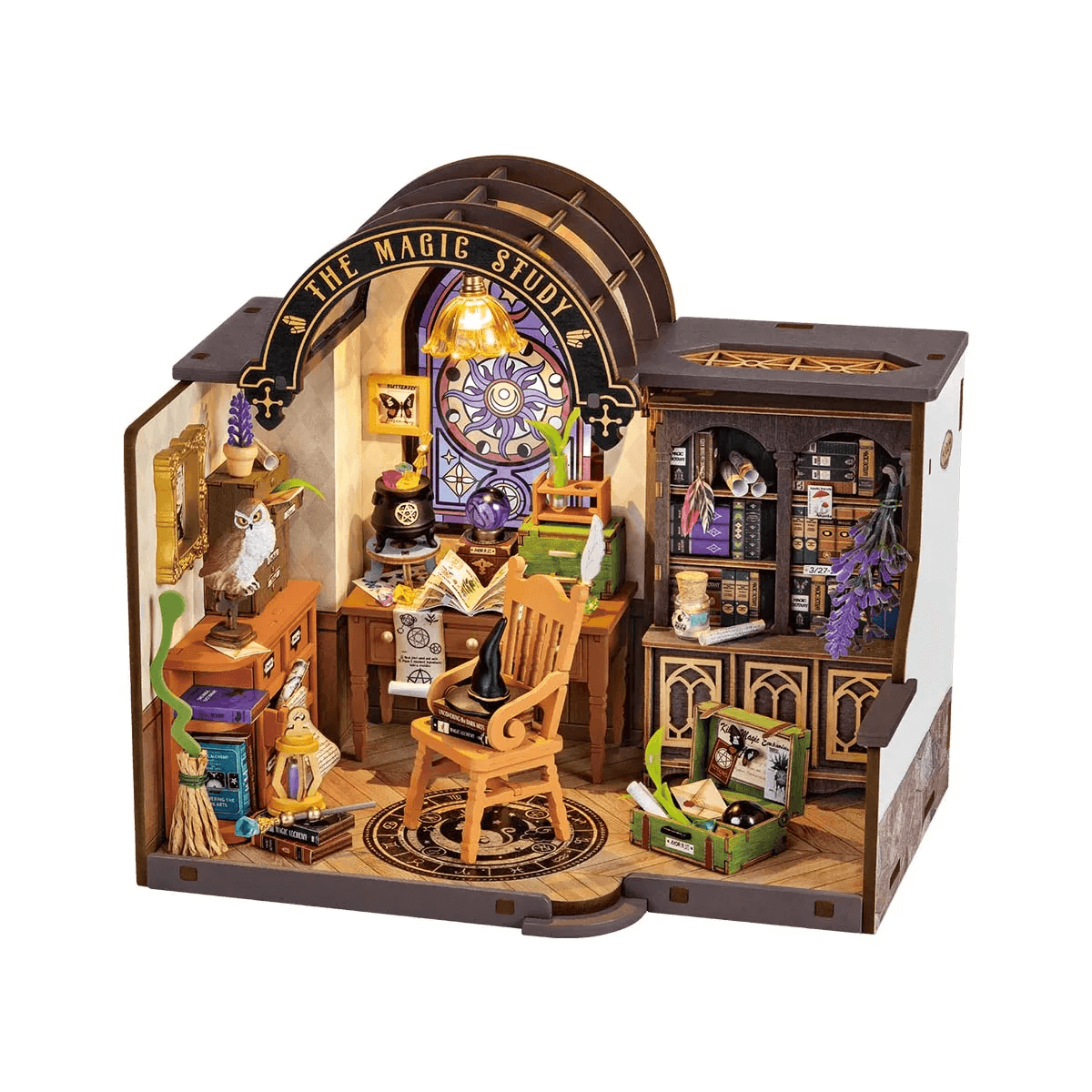 Rolife Magic Study Wooden Diorama Kit - Wonderland Models | DG166 | £39.99