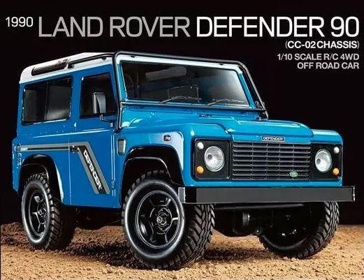 Tamiya RC Land Rover Defender 90 CC-02 Expert Built RTR