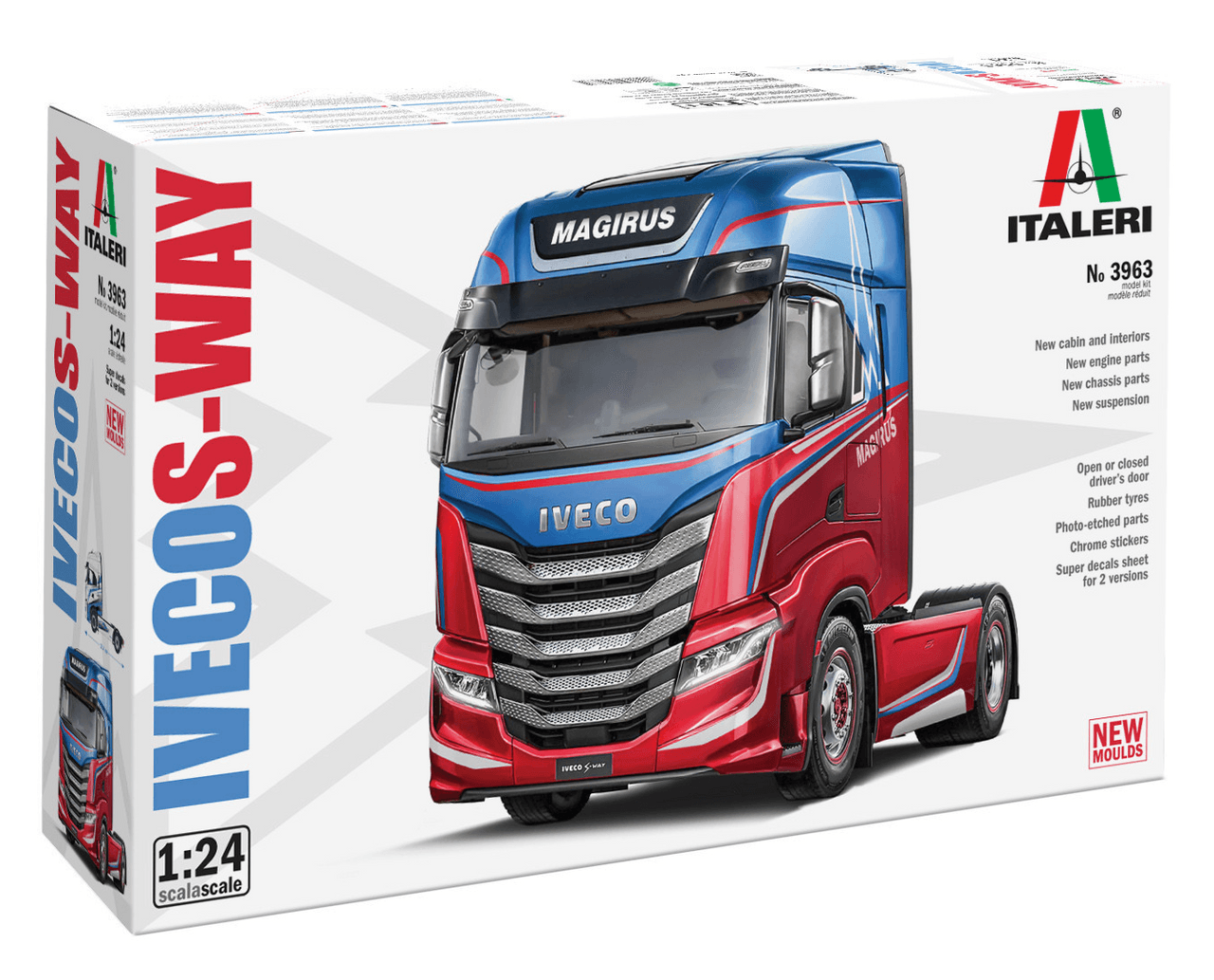 自動車 ITALERI DAF & IVECO DAF XF 105 Smoky JR. Italeri 3917