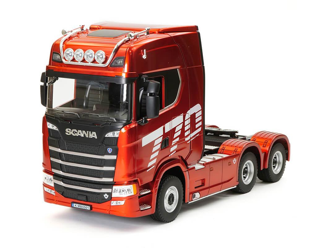 HuiNa RC 1/18 2.4G 19CH Scania 770S Red RC Haulage Truck RTR