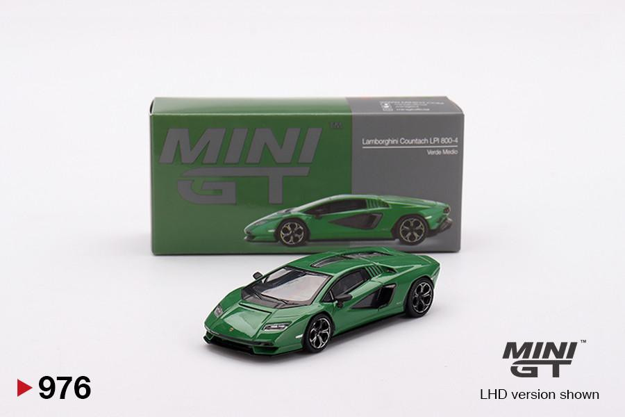 Miniature Mini GT 1/64 Lamborghini Countach LPI 800-4 Rosso Mars - Boîte Scellée, Neuve, Sortie Mai 2024