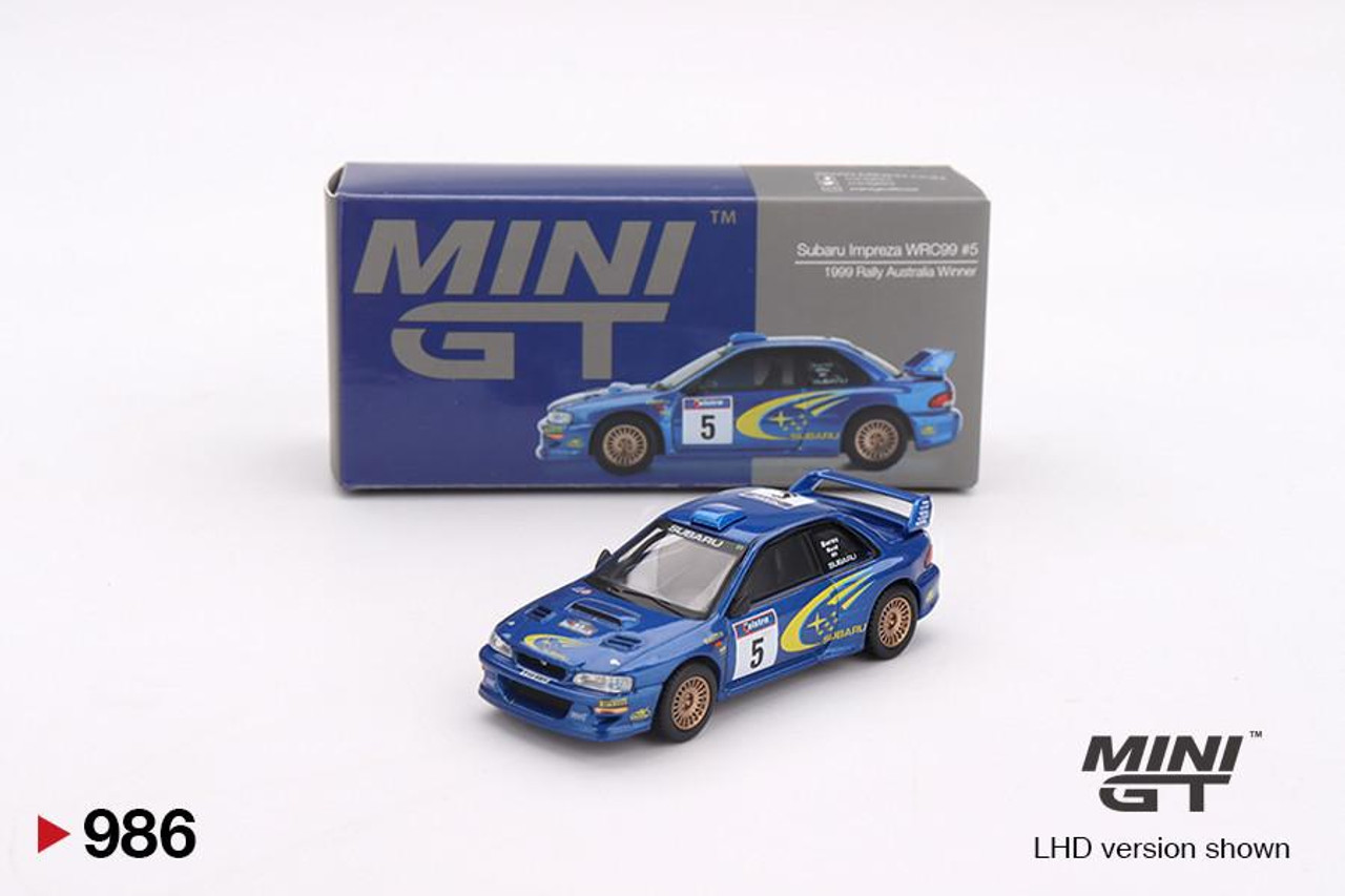 Mini GT 1/64 Subaru Impreza WRC98 1998 Rally Monte-Carlo 3rd