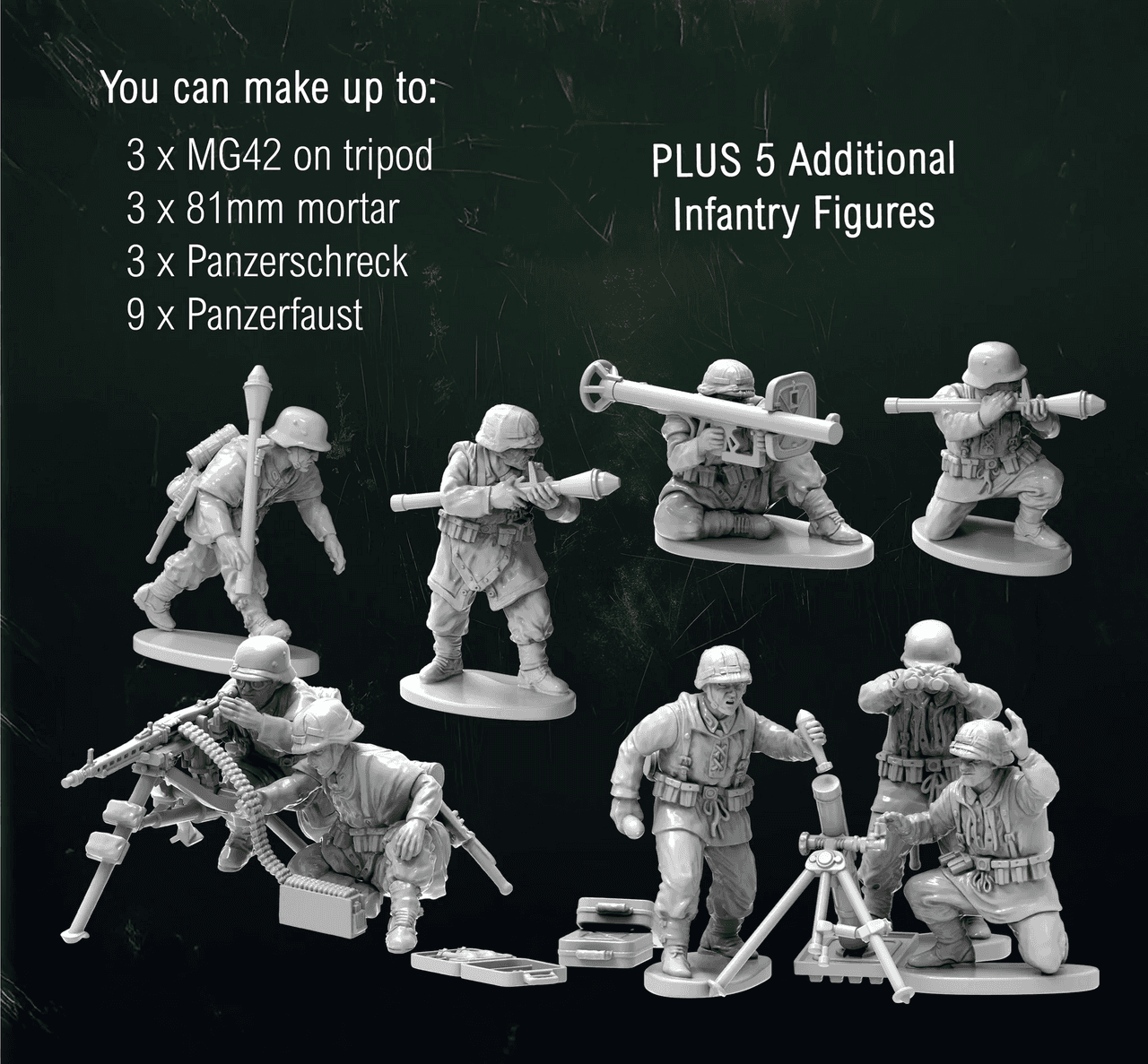 VSTANK 1/24 ミリタリーメタルフィギュア 2体セット 07 08 VSTANK 1/24