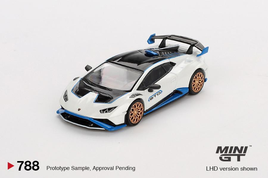 Mini GT 1/64 Lamborghini Huracán STO Bianco Asopo - Wonderland