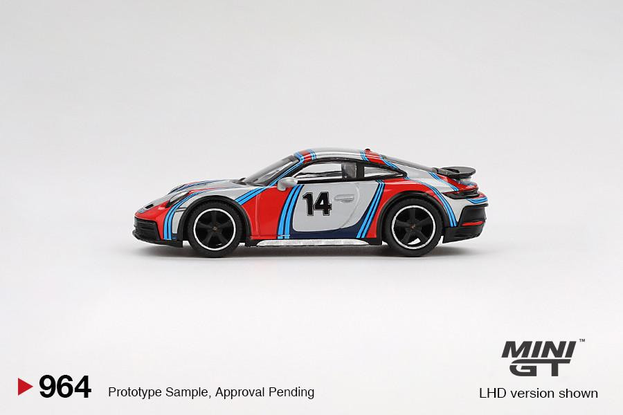 Mini GT 1/64 Porsche 911 Dakar Ice Grey Metallic 