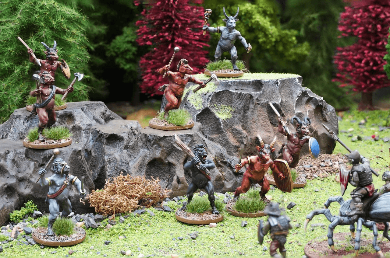 Wargames Atlantic 28mm Classic Fantasy - Satyr Brutes - Wonderland