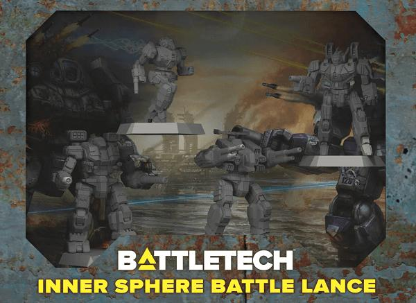 Catalyst Game Labs Battletech Force Pack - Inner Sphere Battle Lance ...