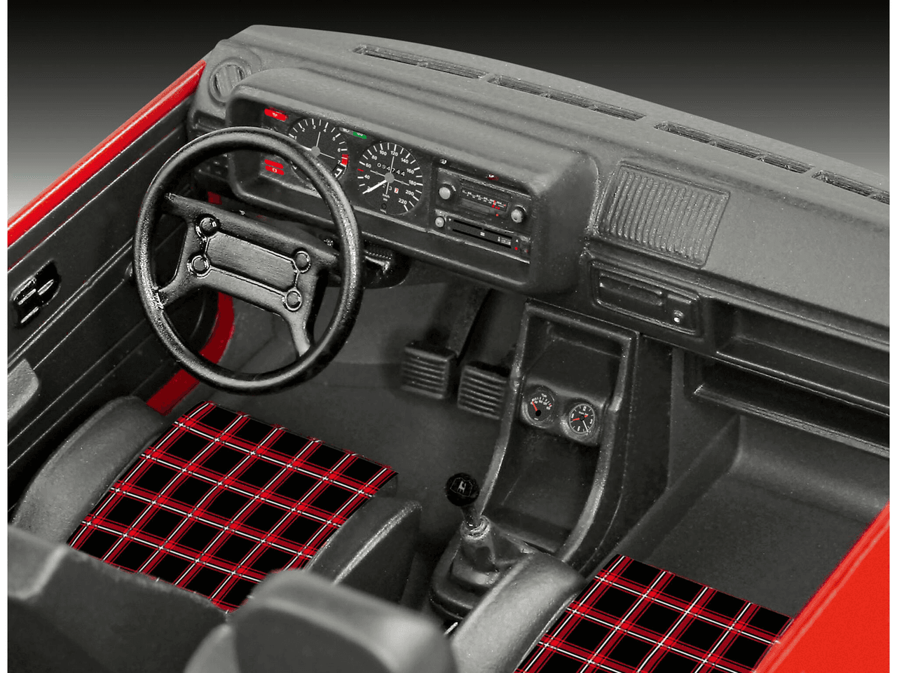 Revell 1/24 Volkswagen Golf 1 GTi Gift Set (50th Anniversary