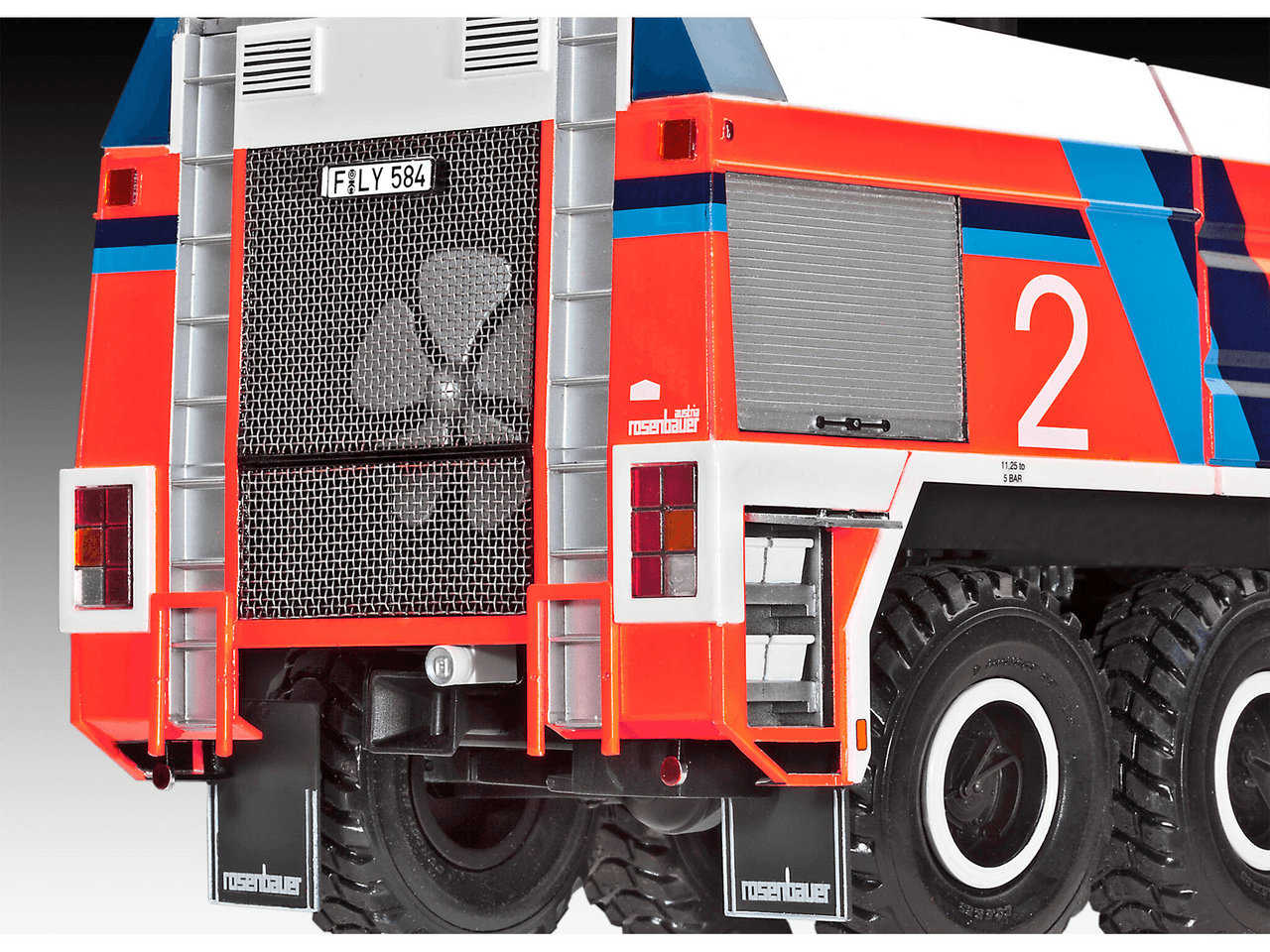 その他 Revell Rosenbauer GFLF Simba 8x8 1/24 Revell 1/24 Rosenbauer GFLF Simba 8x8 Fire Truck - Wonderland