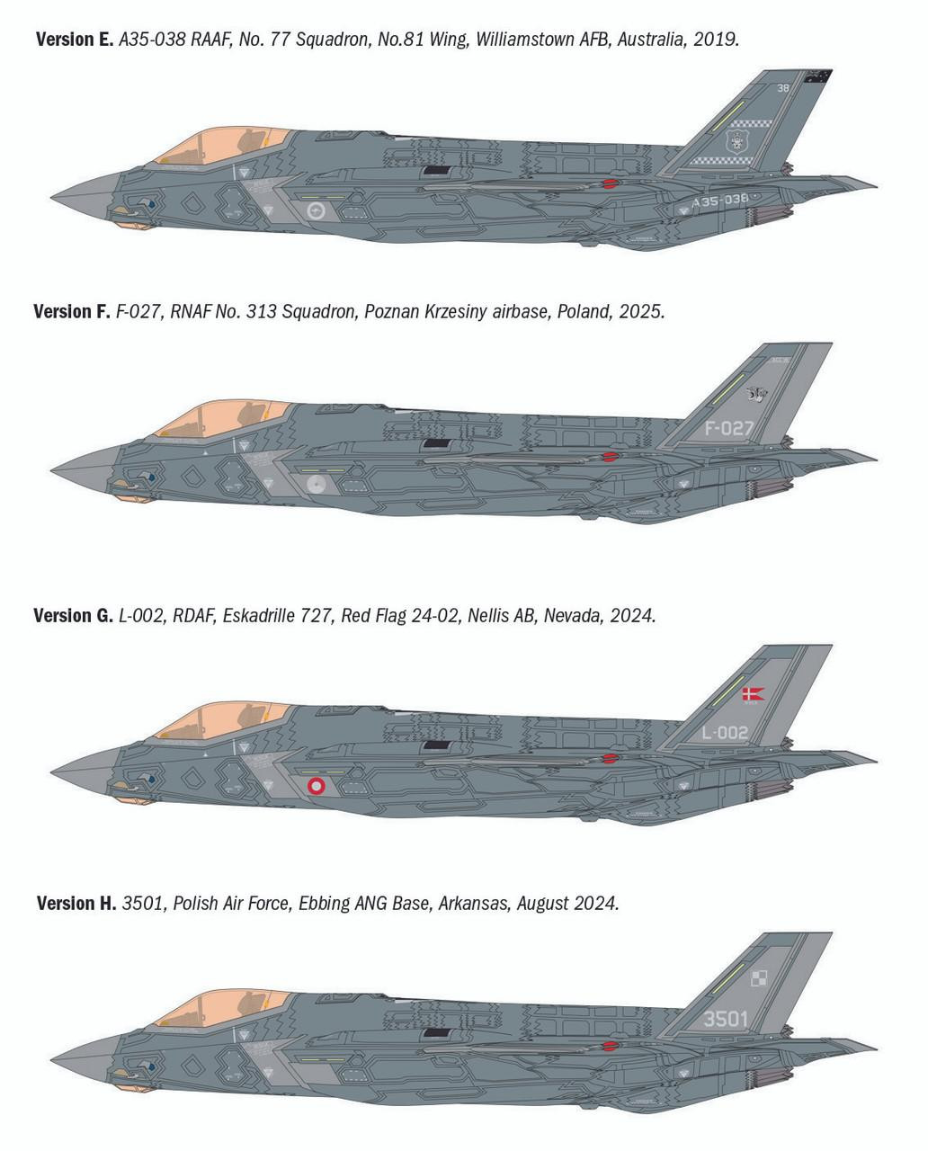 Italeri 1/48 F-35A Lightning II (Beast Mode) Model Kit