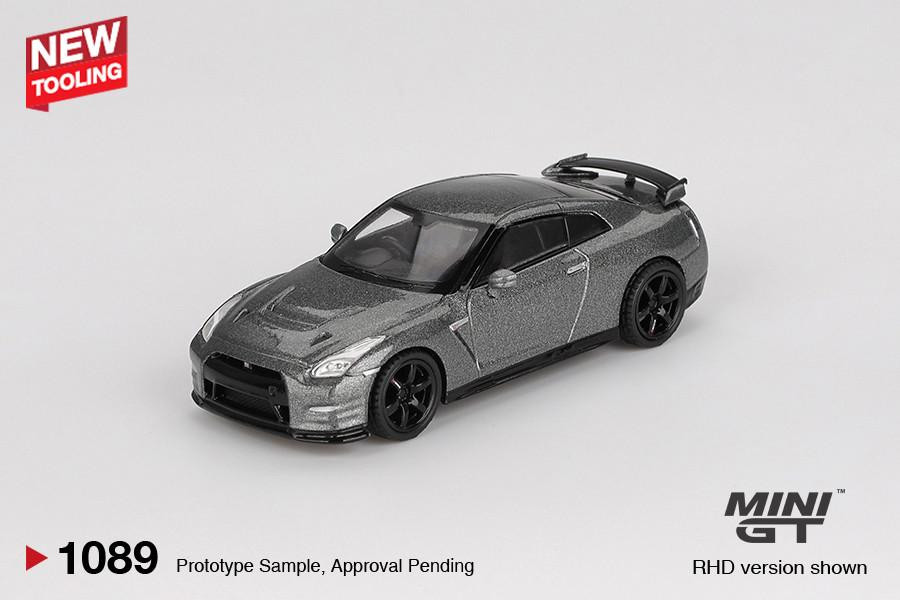 Mini GT 1/64 Nissan GT-R 2013 Dark Metal Gray (NISMO R35 CRS