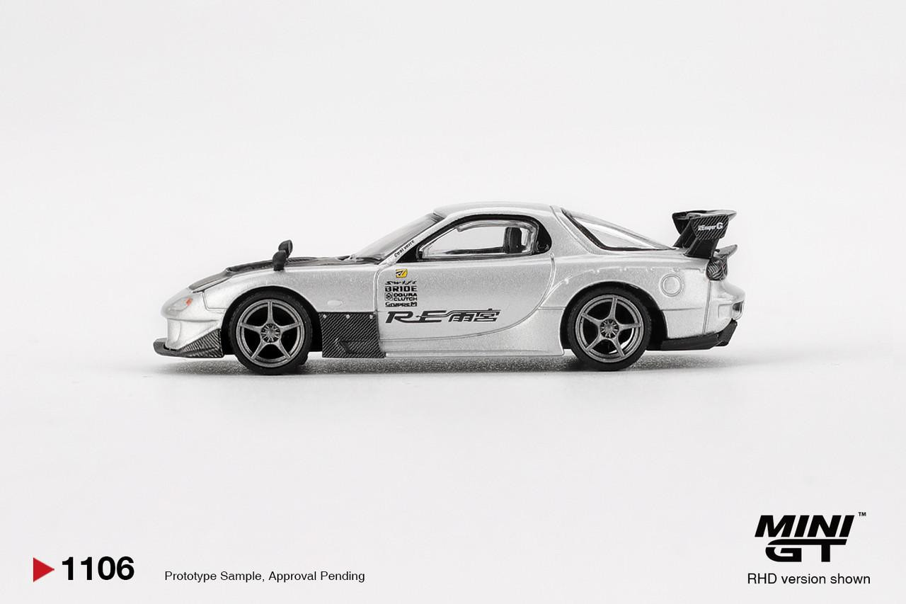 Mini GT 1/64 Mazda RX-7 Re-Amemiya Silver Metallic - Wonderland
