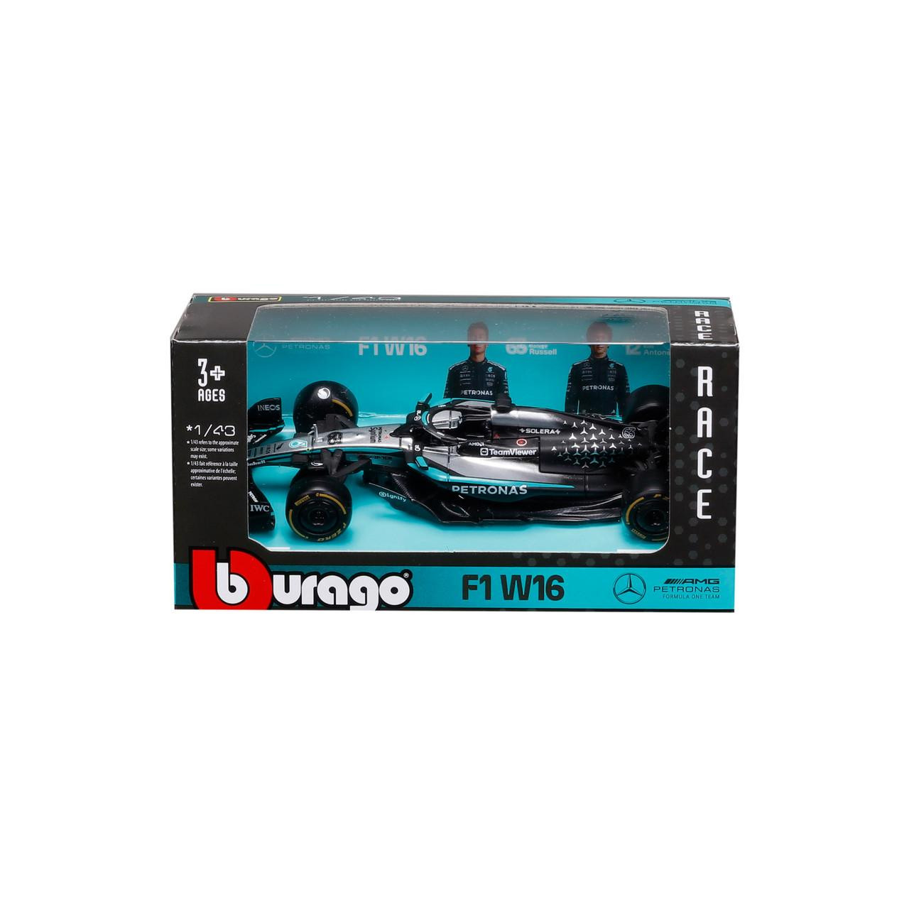 Burago 1/43 Mercedes-Benz W16 F1 2025 #63 George Russell Diecast