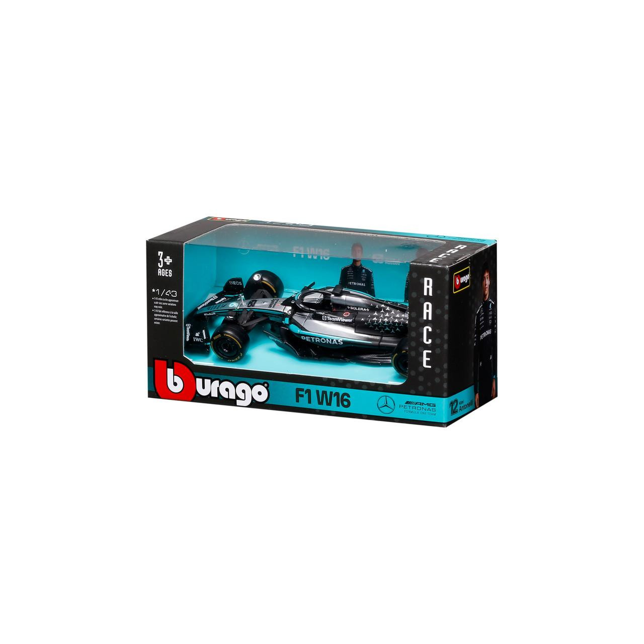 Burago 1/43 Mercedes-Benz W16 F1 2025 #63 George Russell Diecast