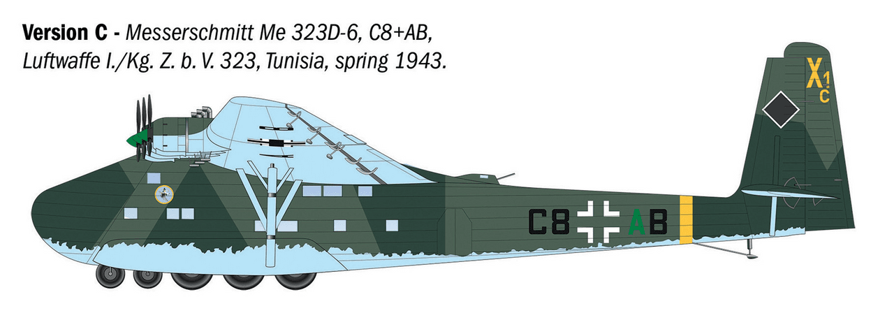 Italeri 1/72 Messerschmitt Me 323 Gigant - Wonderland Models