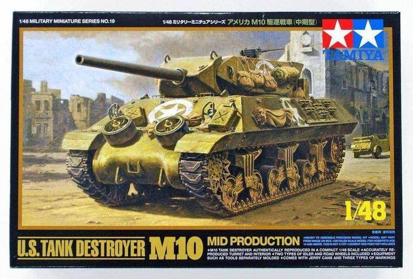 Tamiya 1/48 M10 Tank Destroyer - Wonderland Models | TA32519 | £26.99