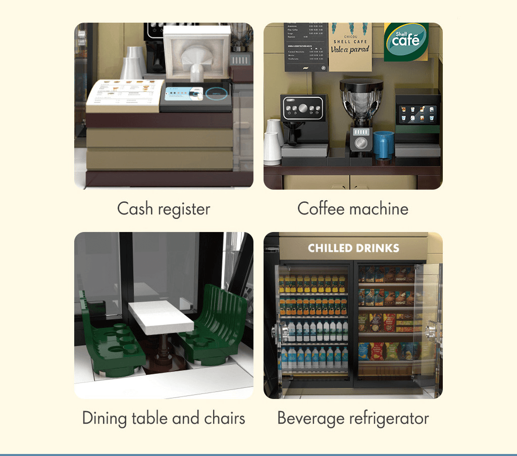 Select Shell Cafe CaDA Shell Select Coffee Shop Cafe - Wonderland Models | C66033W | £19.99