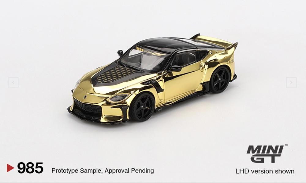 Mini GT 1/64 Nissan Z VeilSide FFZ400 Gold Chrome (RHD