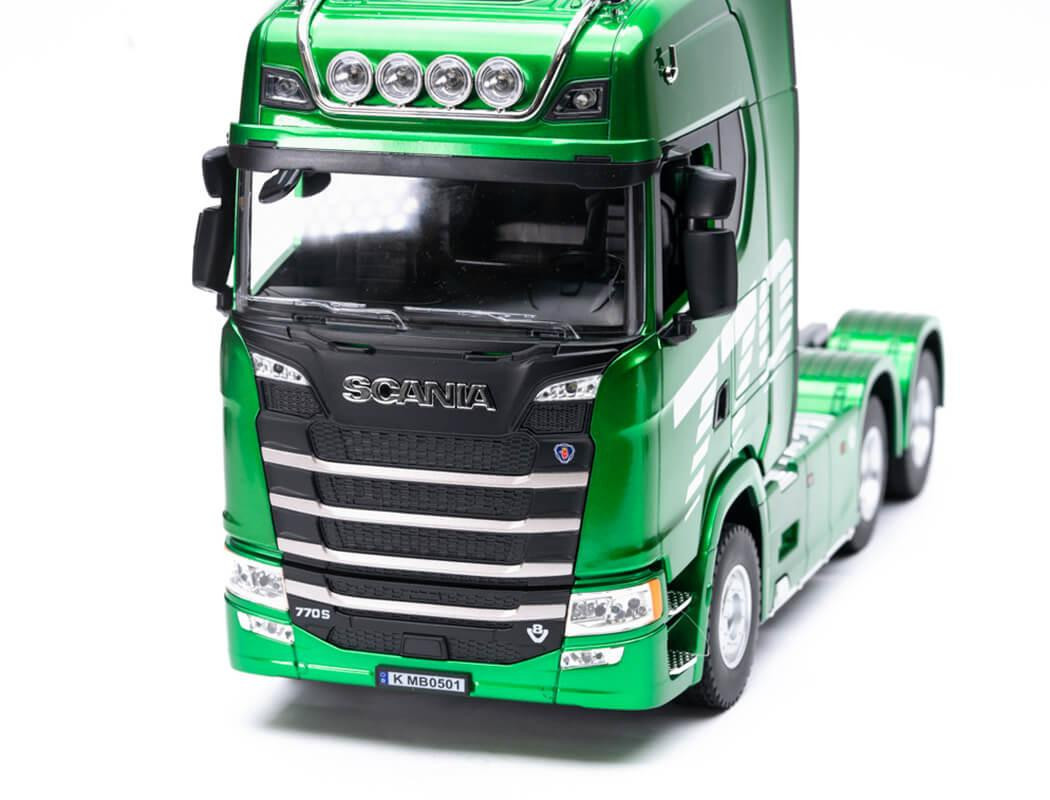 HuiNa RC 1/18 2.4G 19CH Scania 770S Green RC Haulage Truck RTR