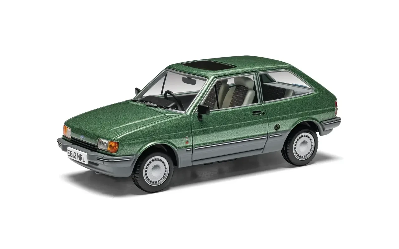Corgi 1/43 Ford Fiesta Mk2 1.4 Ghia, Willow Green Diecast Model