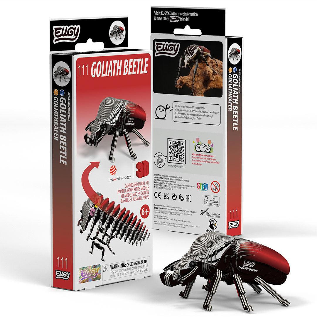 Eugy 111 Goliath Beetle Card 3D Puzzle - Wonderland Models | D5126