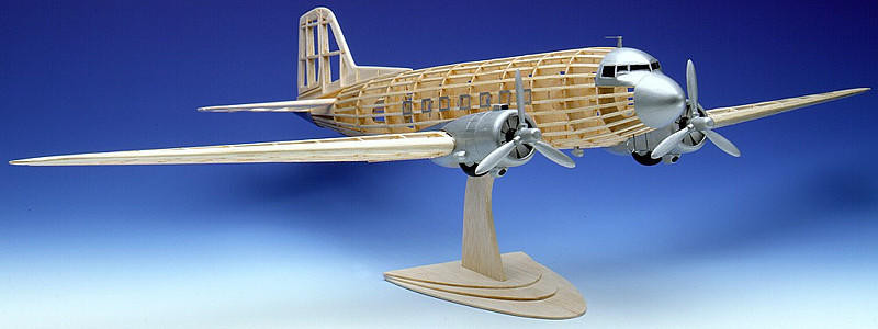Guillow 1/32 Douglas DC-3 Balsa Model Kit Wonderland Models