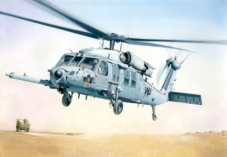 Italeri 1/48 Sikorsky MH-60 Blackhawk SOA - Wonderland Models