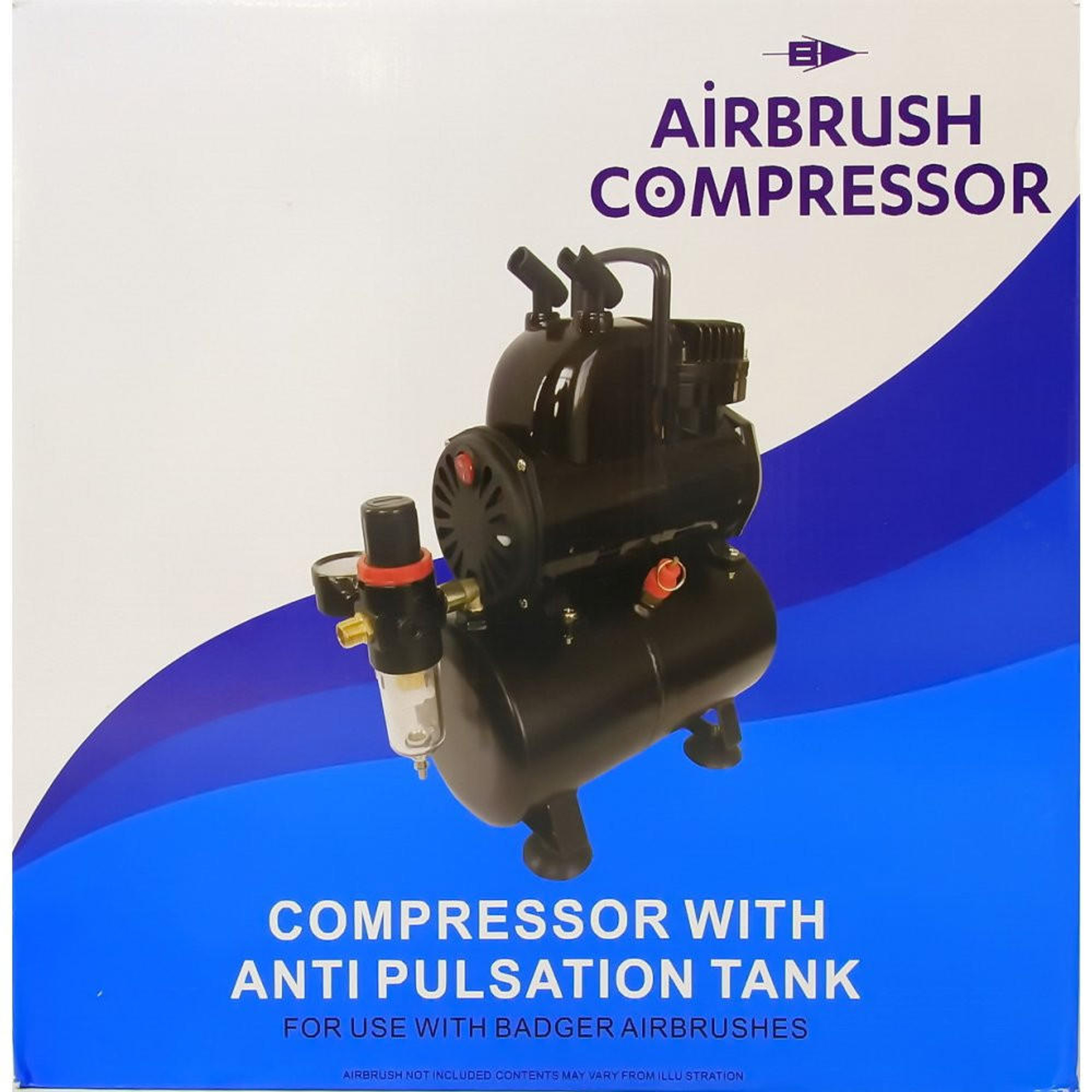 Badger Airbrushes Airbrush Compressor with Air Tank Wonderland Models