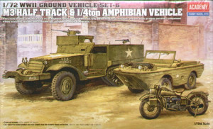 Academy 1/72 WWII Ground Vehicle Set - US Recon Vehicles   Academy 1/72 WWII Ground Vehicle Set - US Recon Vehicles