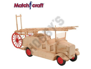 Matchcraft Fire Engine with Ladder Matchstick Model   Matchcraft Fire Engine with Ladder Matchstick Model