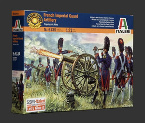 Italeri 1/72 French Imperial Guard Artillery Model Figures Italeri 1/72 French Imperial Guard Artillery Model Figures