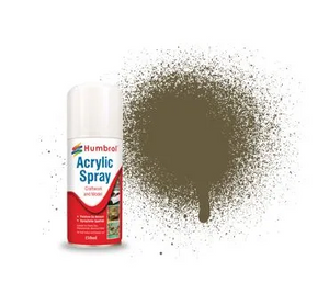 Humbrol 86 Matt Light Olive 150ml Acrylic Spray Paint Humbrol 86 Matt Light Olive 150ml Acrylic Spray Paint