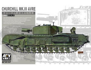 AFV Club 1/35 Churchill Mk.III AVRE Model Kit AFV Club 1/35 Churchill Mk.III AVRE Model Kit