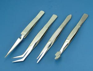 Modelcraft Stainless Steel Tweezers 4 Piece Set Modelcraft Stainless Steel Tweezers 4 Piece Set