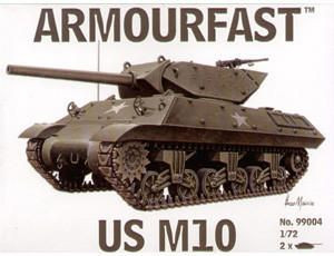  Armourfast 1/72 US M10 Model Kit 