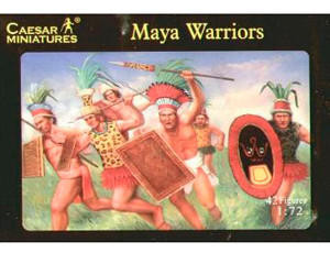 Caesar Miniatures 1/72 Maya Warriors Model Figures   Caesar Miniatures 1/72 Maya Warriors Model Figures