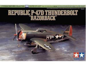Tamiya 1/72 Republic P-47D Thunderbolt Razorback Tamiya 1/72 Republic P-47D Thunderbolt Razorback