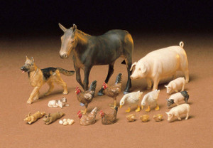  Tamiya 1/35 Livestock Set 