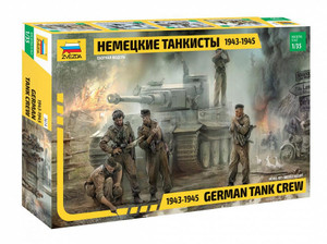 Zvezda 1/35 German Tank Crew 1943-1945 Zvezda 1/35 German Tank Crew 1943-1945