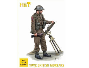  Hat Industrie 1/72 WWII British Mortar 