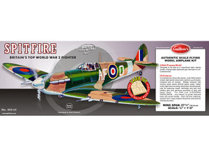  Guillow 1/16 Supermarine Spitfire Balsa Model Kit 