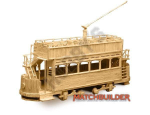  Matchbuilder Tram Kit Matchstick Model 