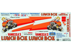Tamiya Lunch Box Sticker Set   Tamiya Lunch Box Sticker Set