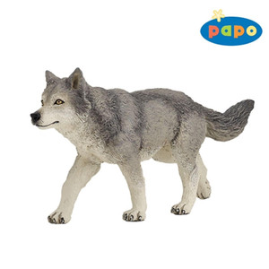  Papo Toys Grey Wolf 