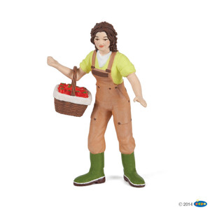 Papo Toys Woman Farmer with Basket Papo Toys Woman Farmer with Basket