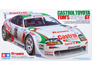  Tamiya 1/24 Toyota Tom's Supra GT Castrol Model Kit 